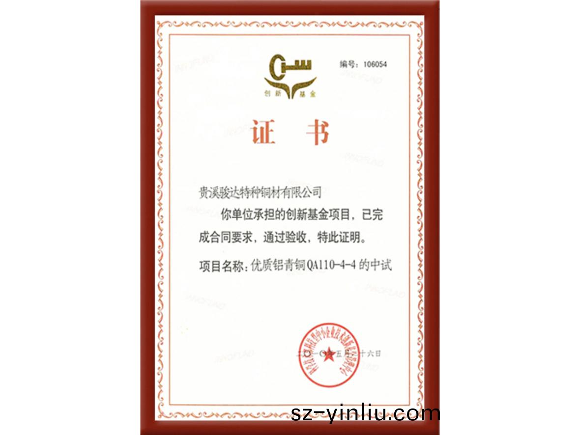 創新基金(jin)項目